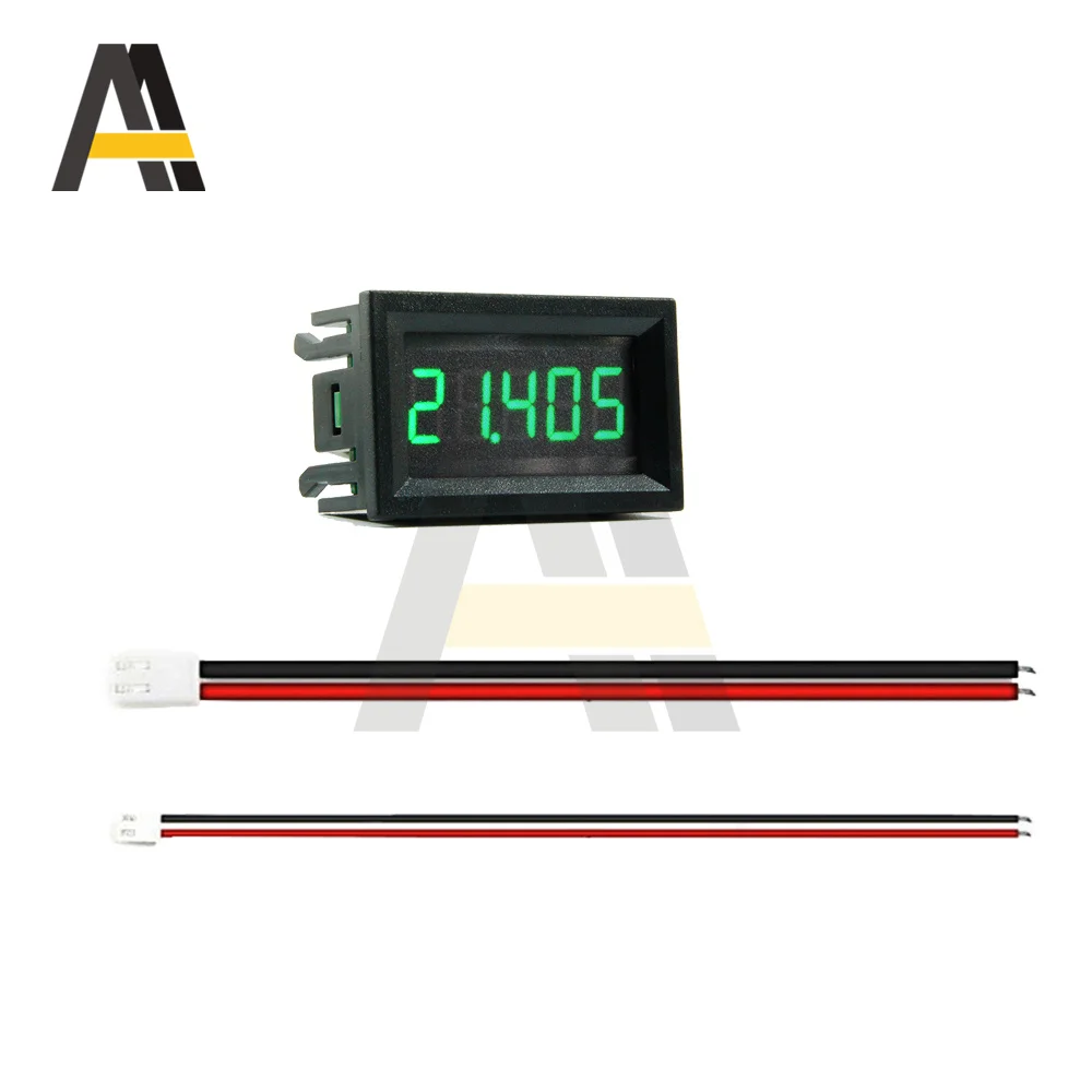 0.56 inch High Precision 50mA DC Digital Ammeter DC 4-30V 4 Wires Five Digit Voltmeter Ammeter Volt Meter Gauge