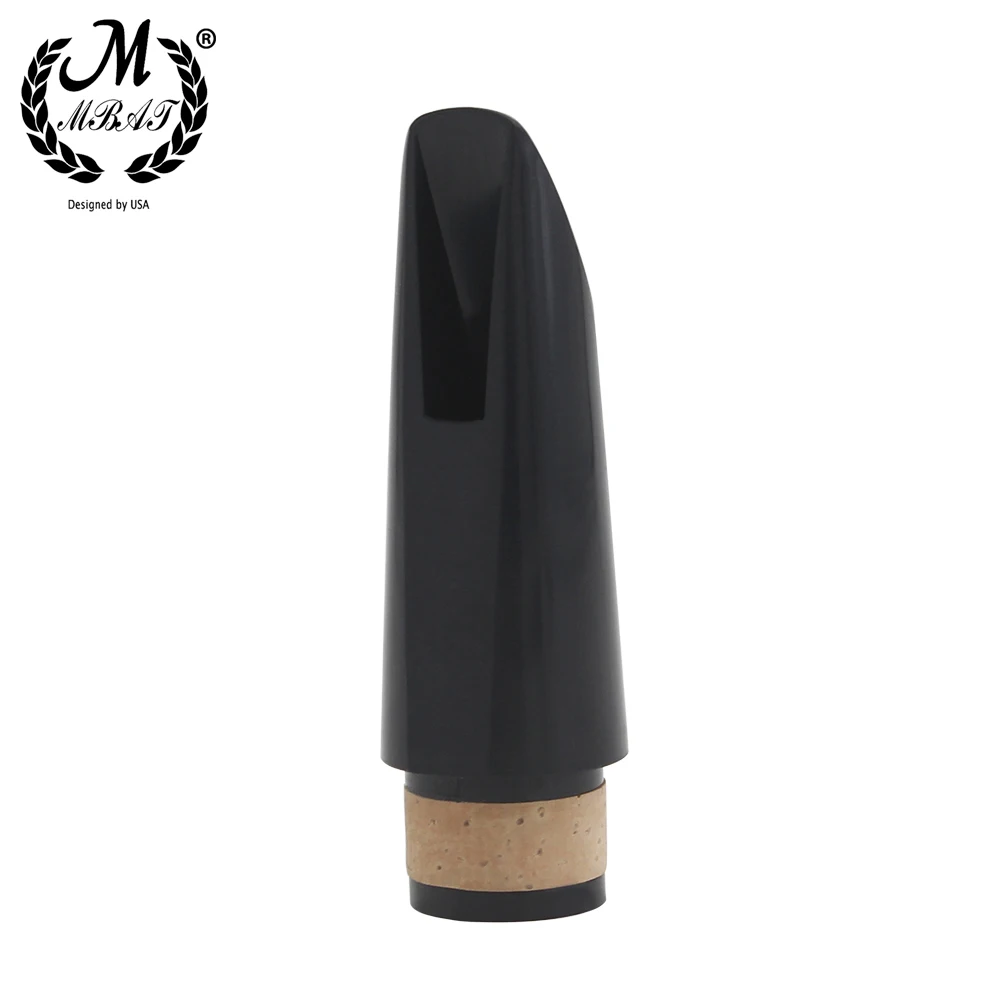 M MBAT Clarinet Mouthpiece Black ABS Clarinet Mouthpiece Professional Portable Woodwind Musical Instrument Accessories & Parts