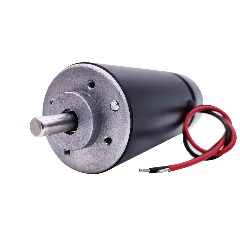 Machine Tool Spindle motor DC 12-48v 200W/300W/400W/500W/800W DC spindle motor brush air cool for CNC engraving machine