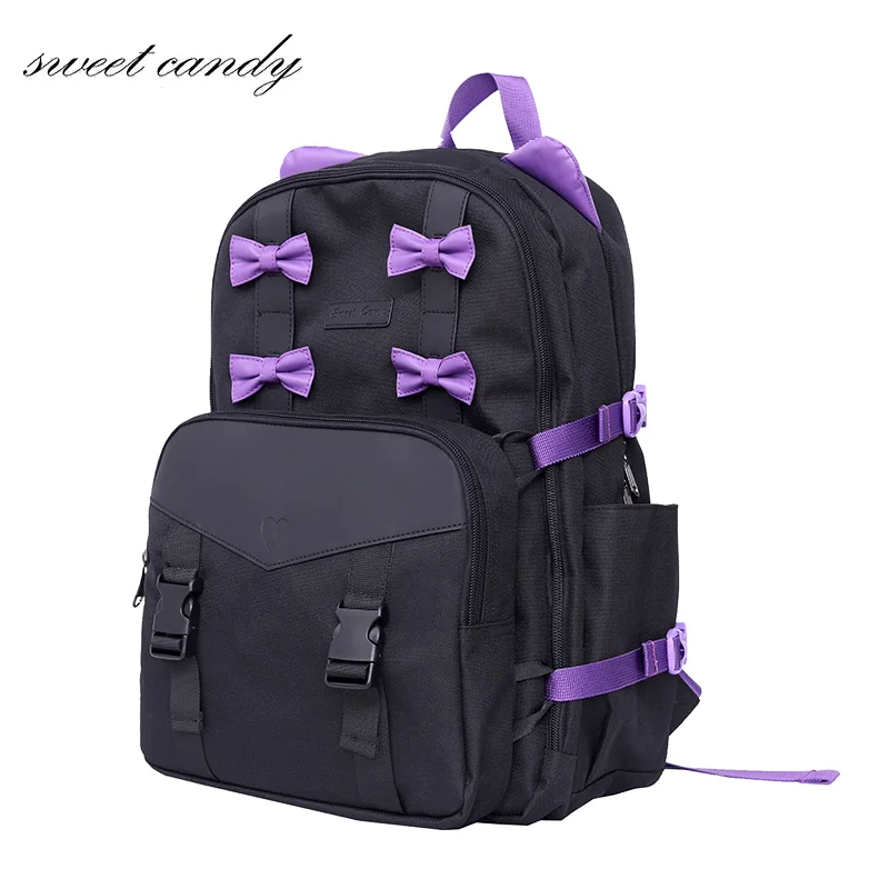 Student school bag backpack girl large capacity children school bag travel bag transparent display PVC bag laptop bag