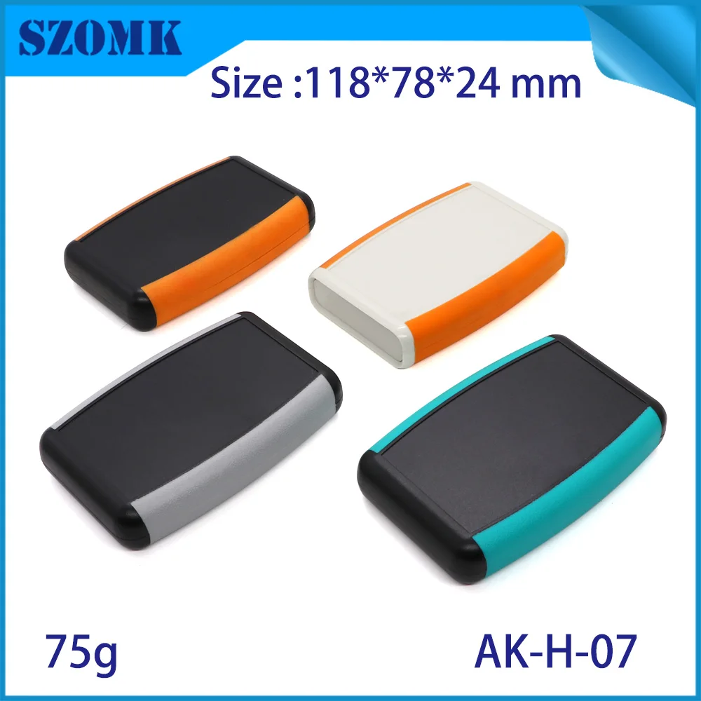 1Piece 118*78*24mm abs plastic enclosure for electronics plastic case portable handheld control box project housing case