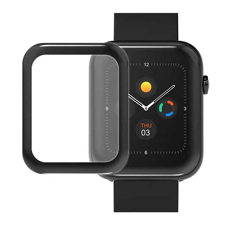 Screen Protector Film For Ticwatch GTH Smart Watch 3D-Curved Soft Edge Full Coverage Scratch Proof Protective Cover Accessories