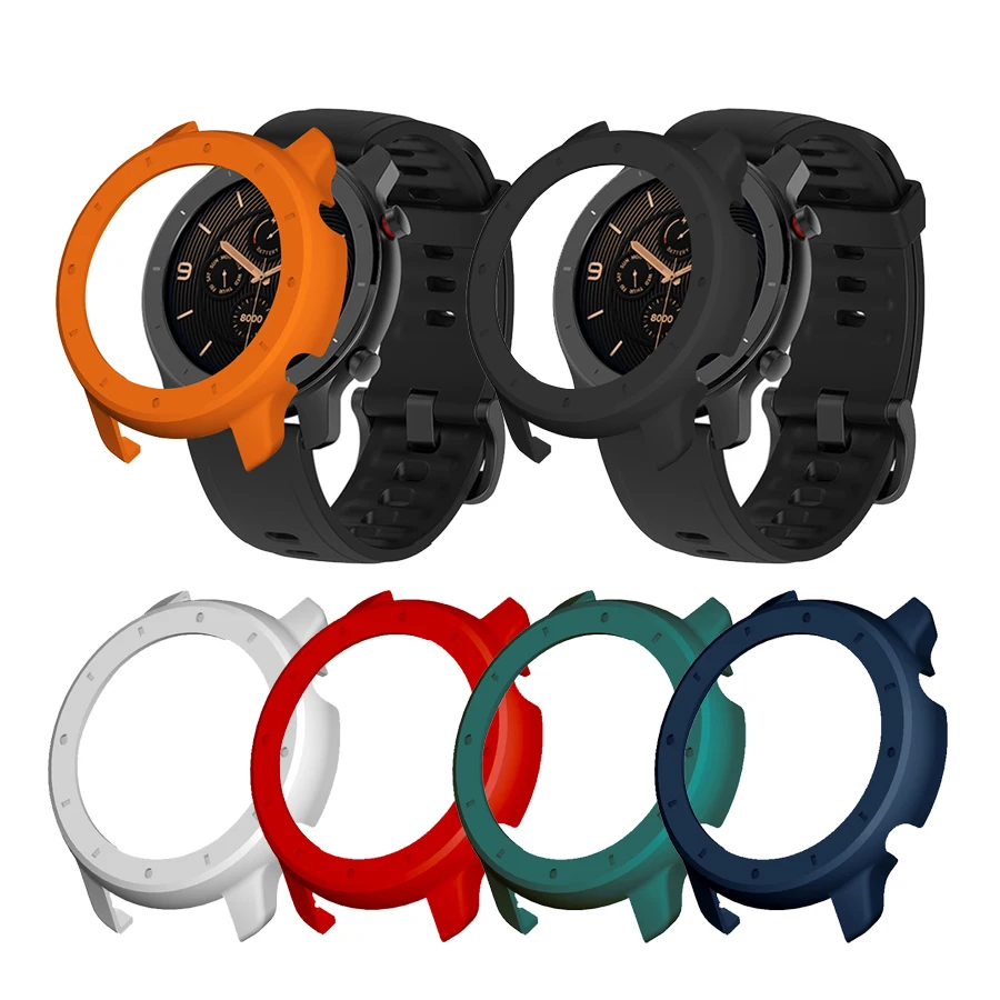 Protective Case Cover for Xiaomi Amazfit GTR 42&47mm PC Protector Frame for Amazfit GTR Watch Protect Shell Accessory Strap Band