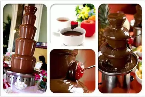 Fondue Chocolate Six Layers Chocolate Melting Pot Fondue Hot Sale