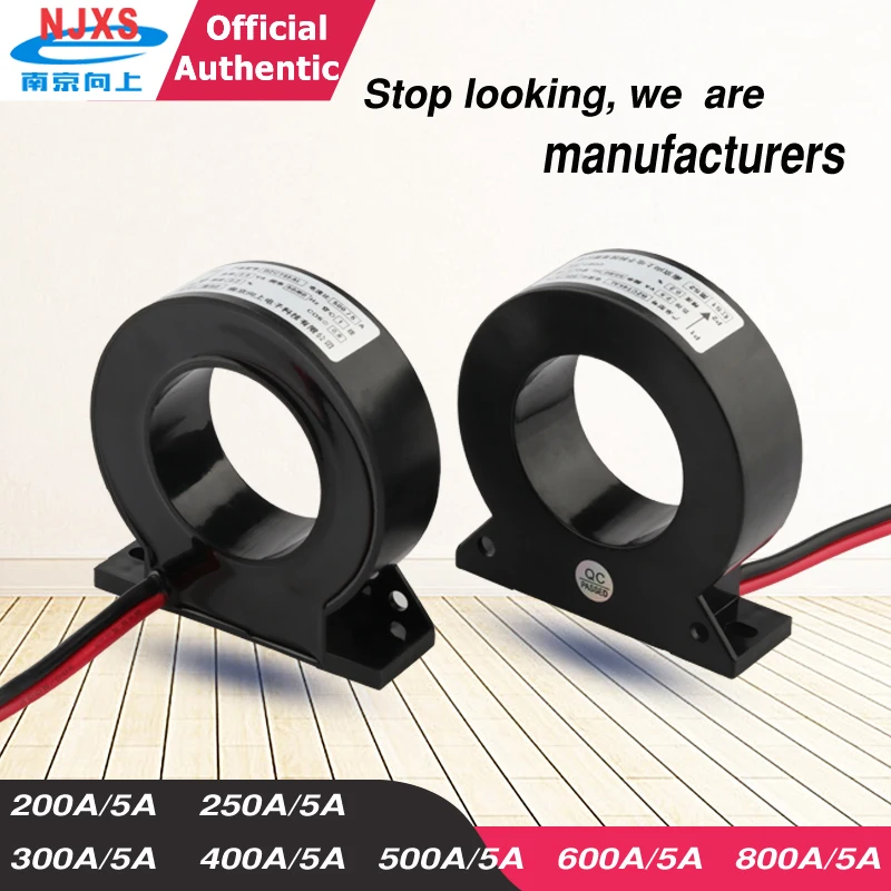 Standard Current Transformer BZCT45AL 800/5 600/5 500/5 400/5A 300/5 AC CT Single Phase Three Phase Current Sensor 0.5 Class