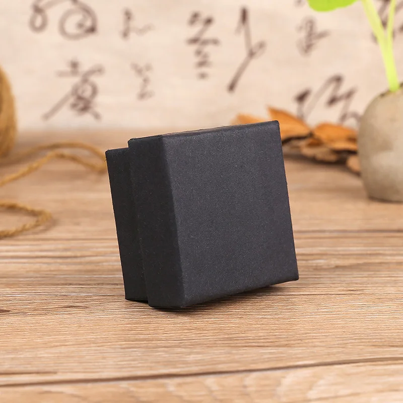 24pcs Kraft Paper Packaging Box Vintage Jewelry Earring Bracelet Ring Beads For Women Organizer Gift Boxes Travel Storage Carton