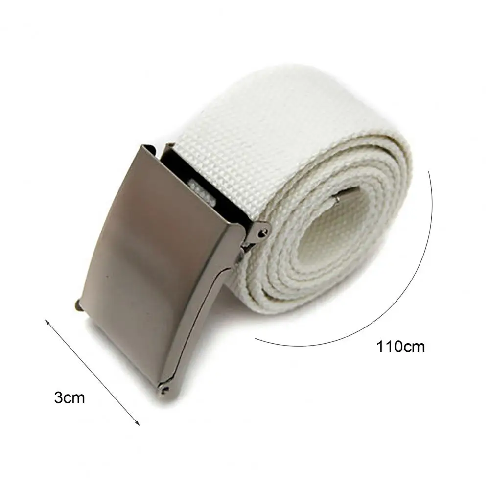 Unisex Belt High Quality Canvas Belt Unbuckle Easily Unisex Canvas Web Belt for Outdoor