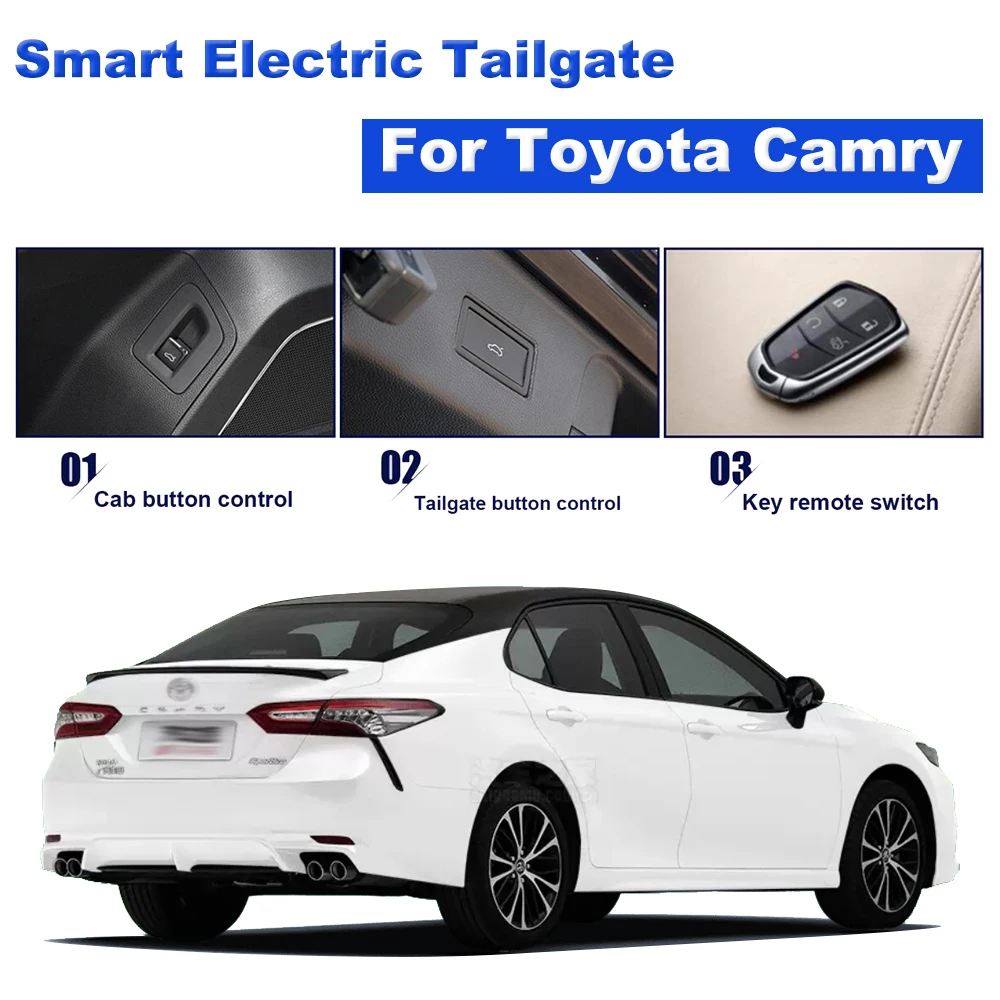 For Toyota Camry XV70 2017-2024 Car Accessories Electric Tailgate Tail Gate Automatic Trunk Lids Power Lift Rear Door