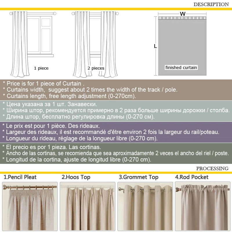 Beste Qualität, luxuriöse weiße, durchsichtige Vorhänge für Schlafzimmer, Wohnzimmer, Dekoration, Fenster, Voiles, Tüll-Vorhang, einfarbig