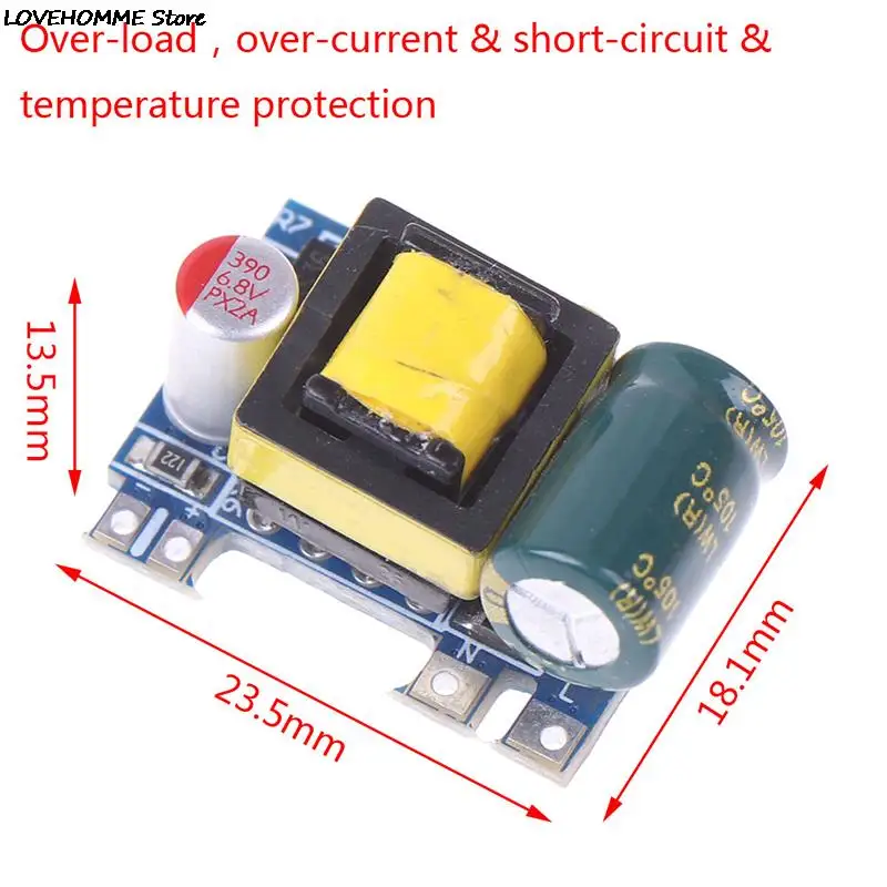 Hot New 1/2PCS Mini AC-DC 110V 120V 220V 230V To 5V 12V Converter Board Module Power Supply Wholesale