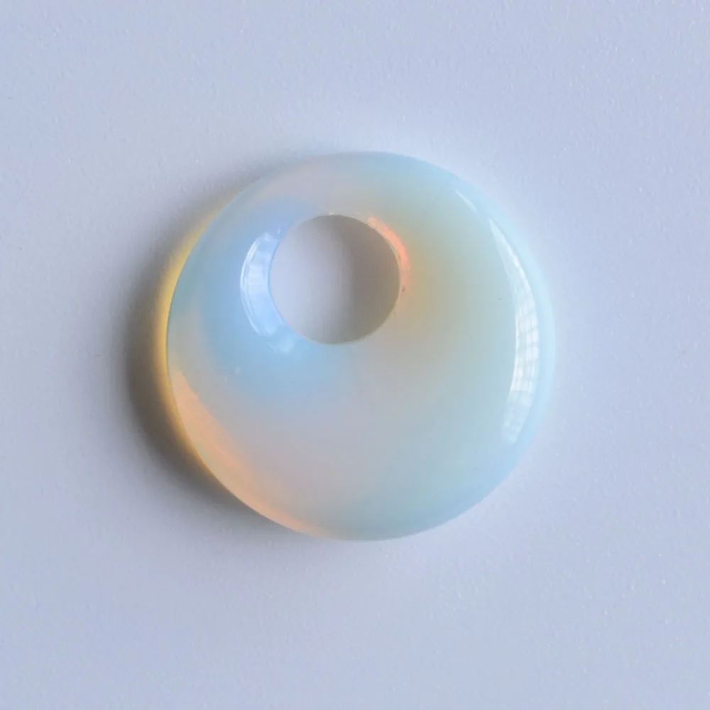 Modische, hochwertige, sortierte Naturstein-Gogo-Donut-Anhänger, Perlen 18mm für Schmuckherstellung, Großhandel 20 Stück/Los, kostenlos. – Detail 14