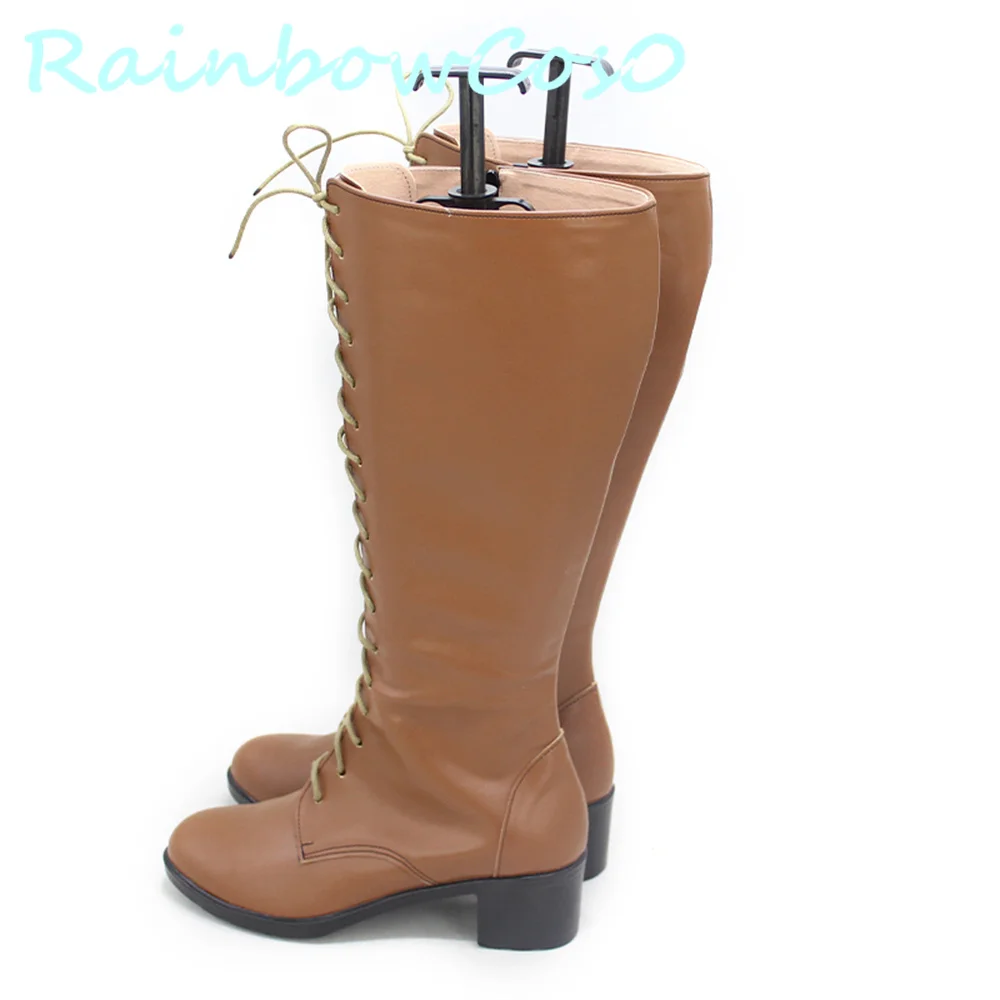 La mia prossima vita come villanti Tutti i ruotate Piombo a Doom Maria Campbell Scarpe cosplay Stivali Gioco Anime Festa di carnevale W2136