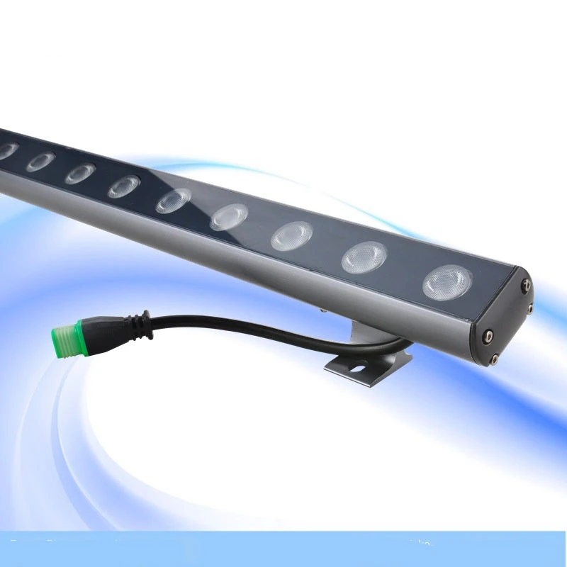 Lámpara Led de pared de 10 piezas, iluminación de paisaje, IP65, impermeable, para puente de construcción, DC24V, 18W24W36W48W72W