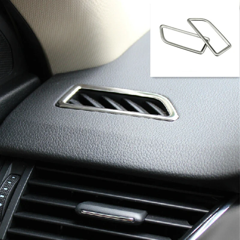 lsrtw2017 car dashboard air conditioning vent trim for skoda octavia a7 2014 2015 2016 2017 2018 2019 rs tour accessories