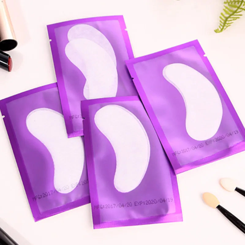 50pairs/pack eye patches for eyelash Under Eye Pads Lash Eyelash Extension Paper Patches Eye Tips Sticker Wraps Make Up Tools