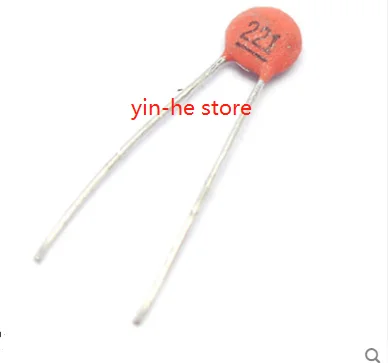 

100PCS 221 220PF 50V Ceramics capacitors 221 220pf 50v disk ceramic dielectric capacitors