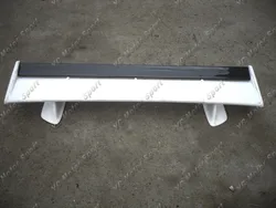 FRP Fiber Glass OEM Style Rear Spoiler & Legs with Carbon Blade Fit For 1999-2002 R34 GTT GTR Rear Spoiler Wing