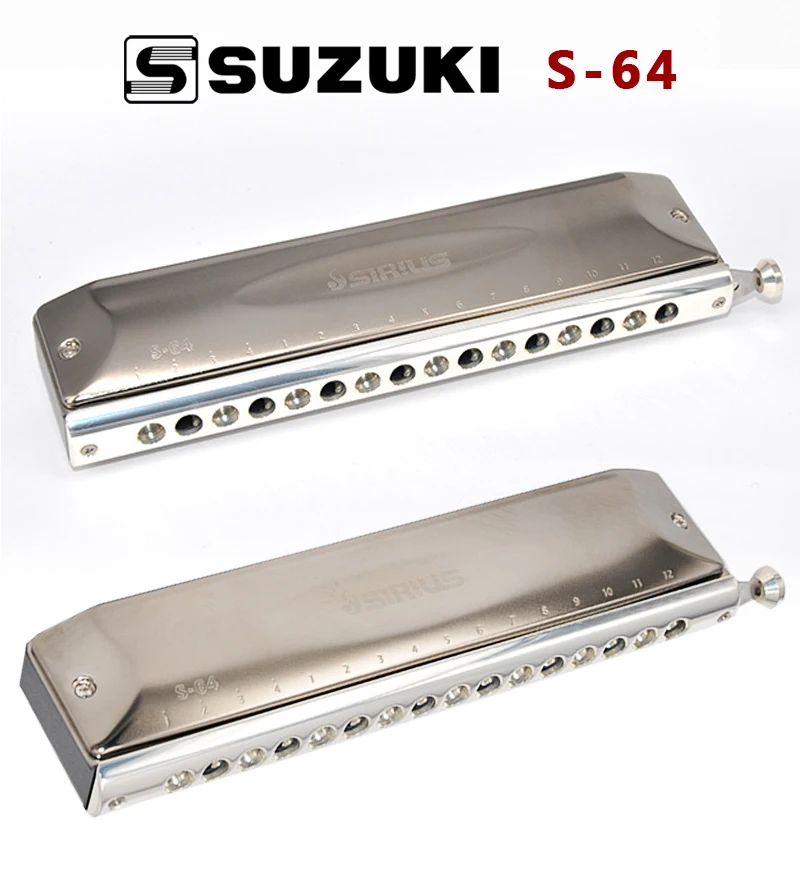 Japan Suzuki Sirius Sirius chromatic harmonica instrument s64 16 holes / S48 12 holes