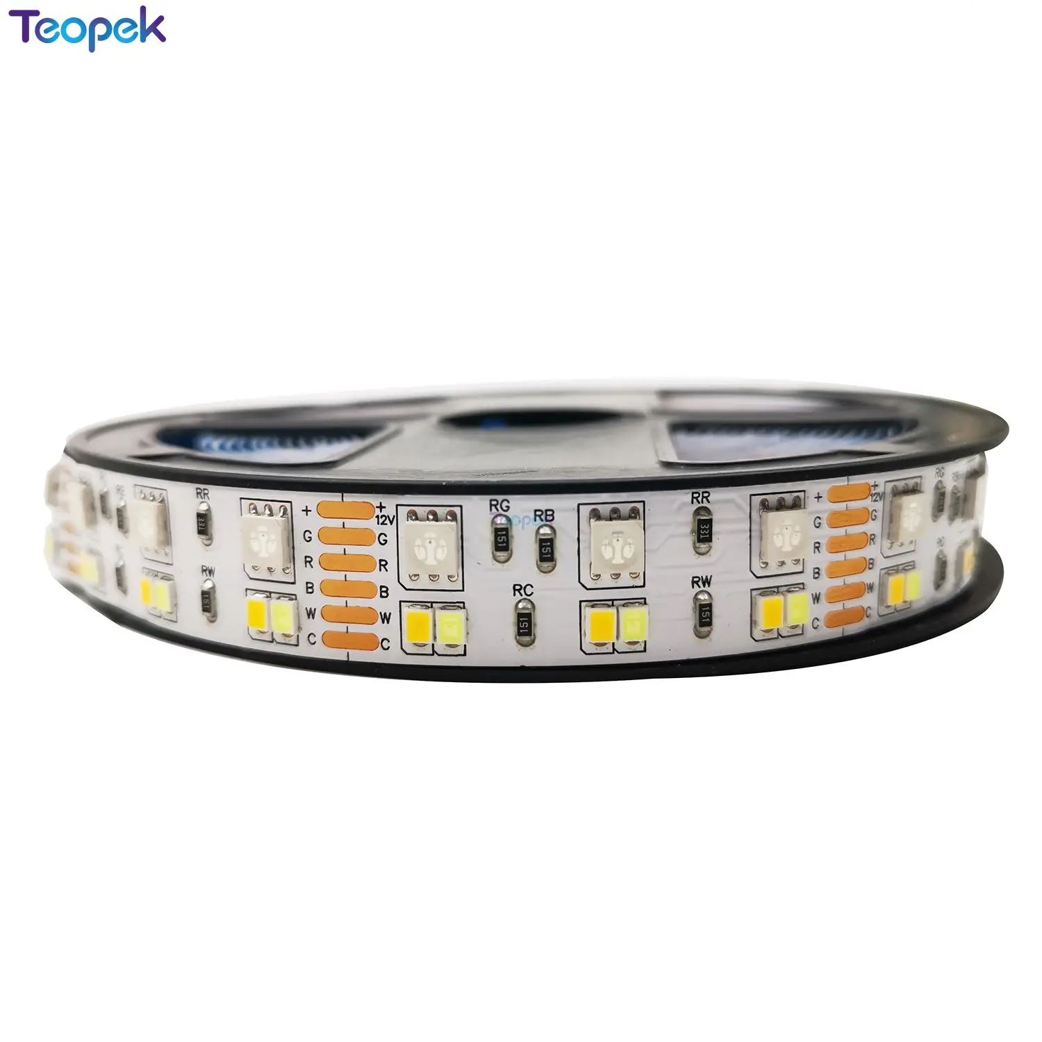 

5050+2835 Double Row RGBCCT Led Strip DC12V 180LED/m 15mm PCB LED Tape Light For Home decoration