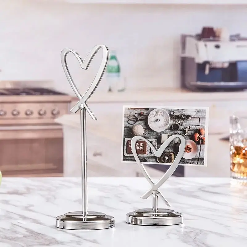 Restaurants Table Number Holders Place Card Holder Table Picture Holder Wire Photo Holder Clips Picture Memo Note Photo Stand