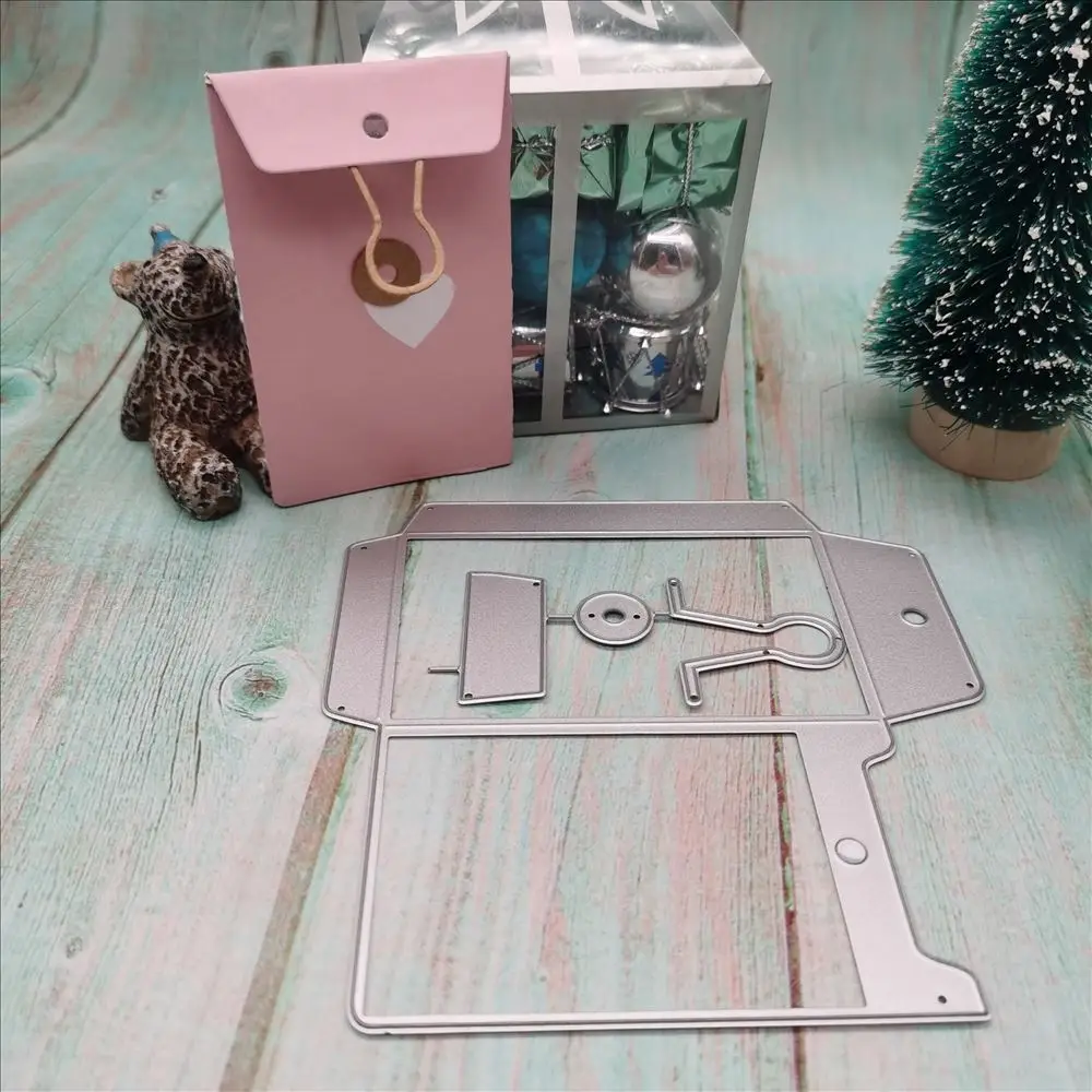 Mail sack file holder Metal Cutting Dies for DIY Scrapbooking Decorative Crafts Supplies Embossing Paper Cards Making