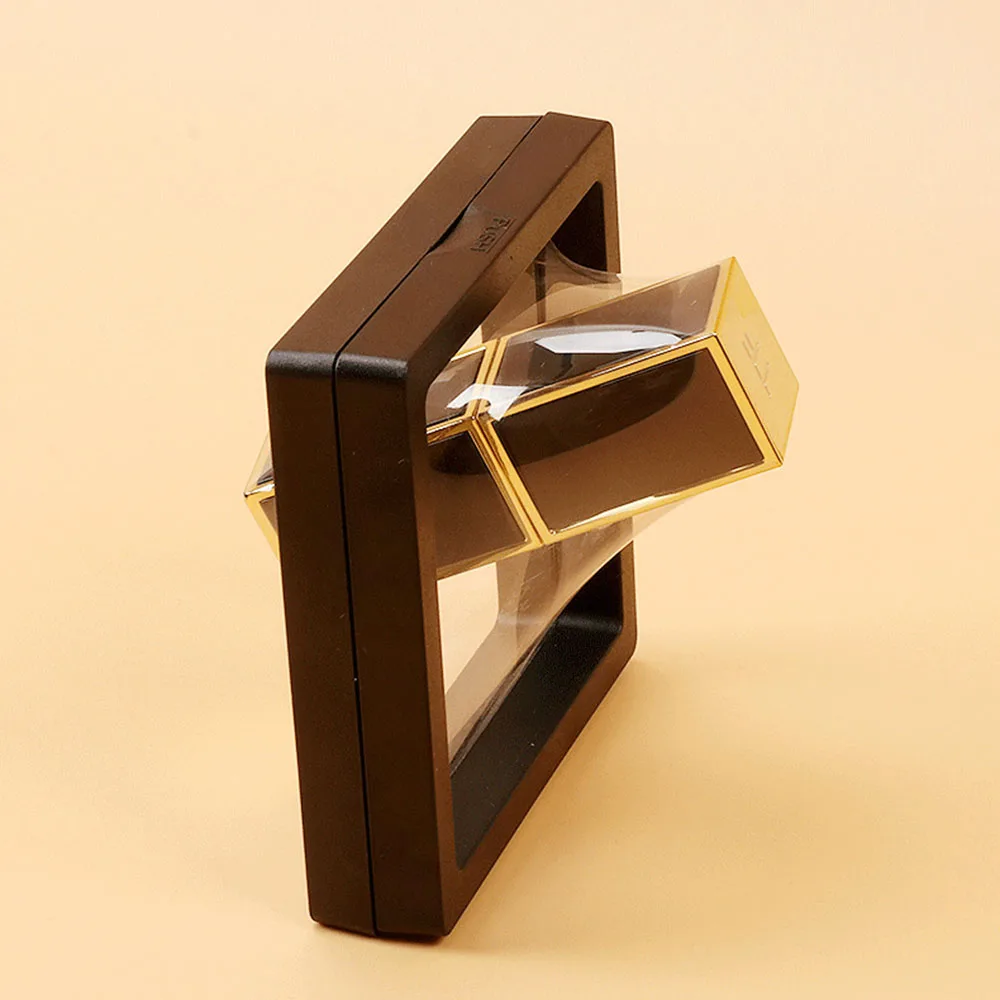 3D Floating Picture Frame Shadow Box Jewelry Display Stand Ring Pendant Holder Protect Jewelery Stone Presentation Case