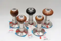The Force Tamper Coffee Accessories Stainless Steel Coffee Tamper Kitchen Press Tool Cloth Powder Leveler Tool Powder Hammer58mm