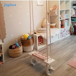 Joylove-Nordic-Style Indoor Swing Glider, Decoração de Quarto Infantil, Teto Hanging Swing, Cadeira de Balanço