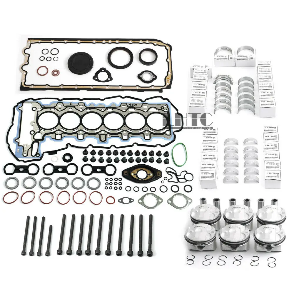 

Engine Rebuilding Pistons Gasket Seals Bearings Set For BMW E60 E61 E90 E92 E93 E83 E84 E85 E86 E89 2.5L L6 Naturally aspirated