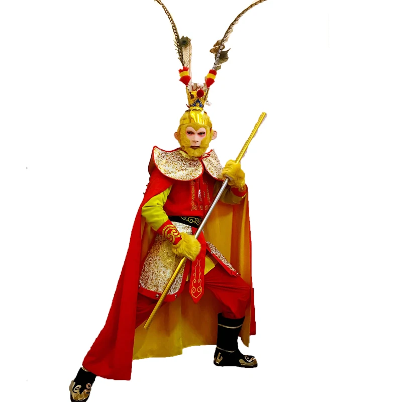 

Festivals New Year's day Monkey king Sun Wu Kong Outfit adult performance clothes Xi You Ji Great Sage Equal to Heaven Costume