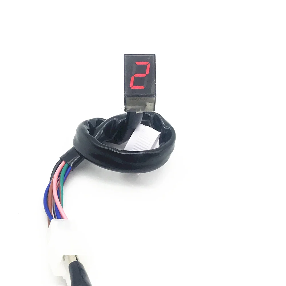 Led Universal Digital Gear Indicator Motorcycle Speedometer Motorbike Display Shift Lever Sensor