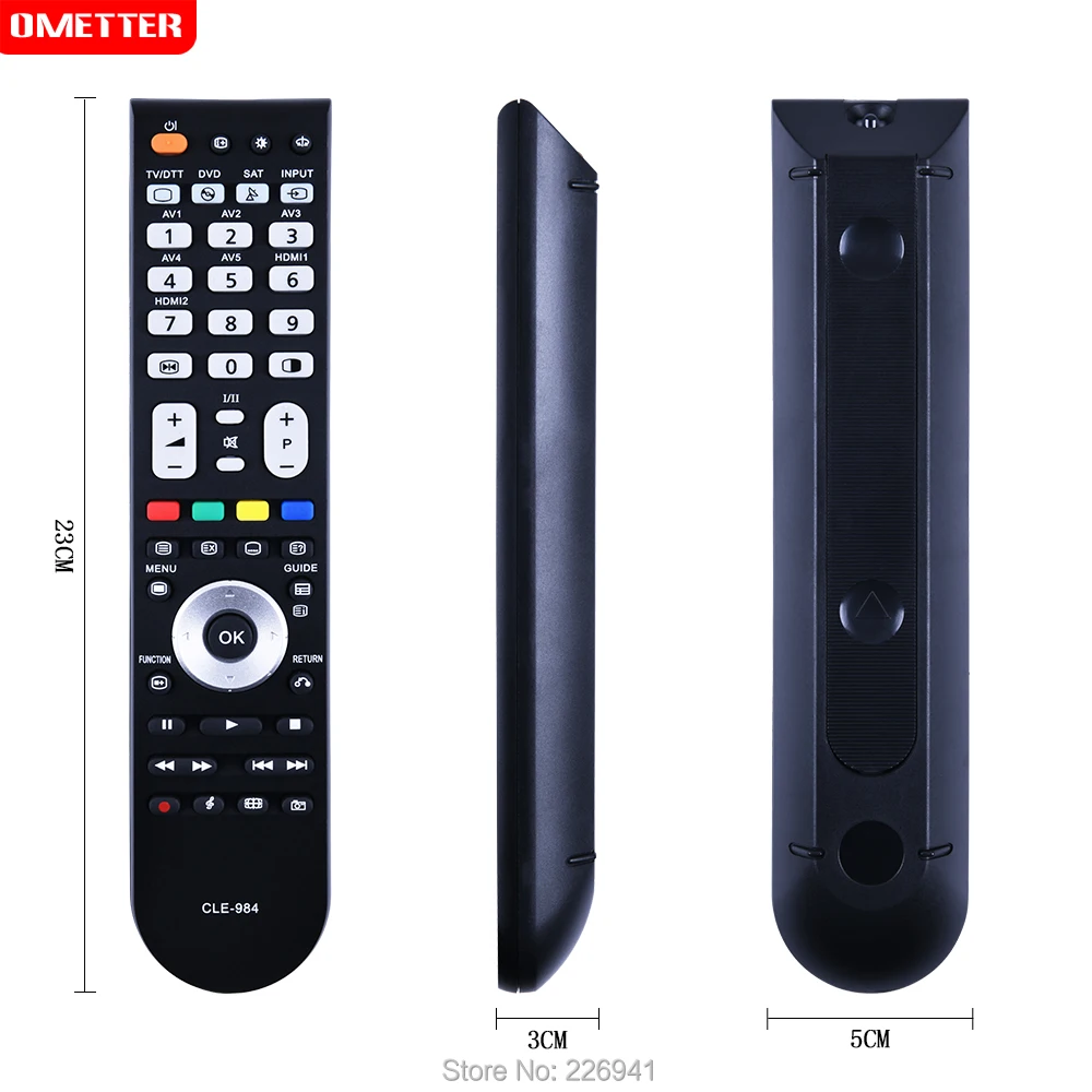 Per Hitachi TV telecomando CLE-984 CLE-984 universale P50T01E P50T01U P42TP01U CLU-4984S CLE-966A P42A202 P50A202 P50A402 LCD