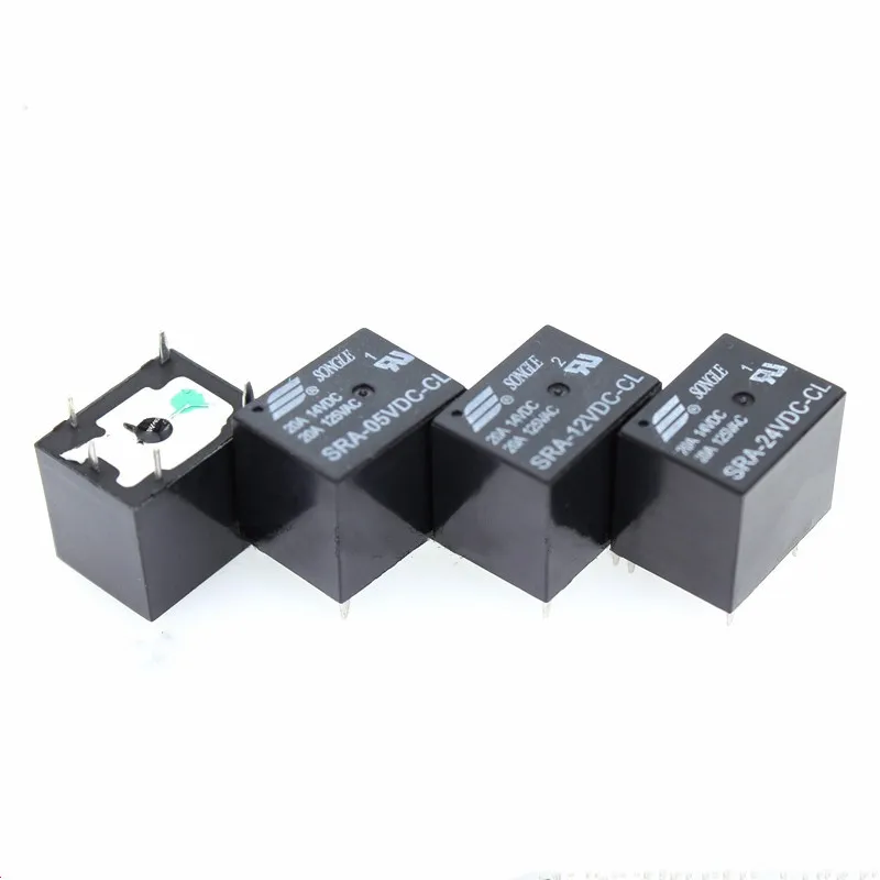 5Pcs SRA-12VDC-AL SRA-24VDC-AL SRA-5VDC-CL SRA-12VDC-CL SRA-24VDC-CL Dip Relais Gloednieuwe Originele