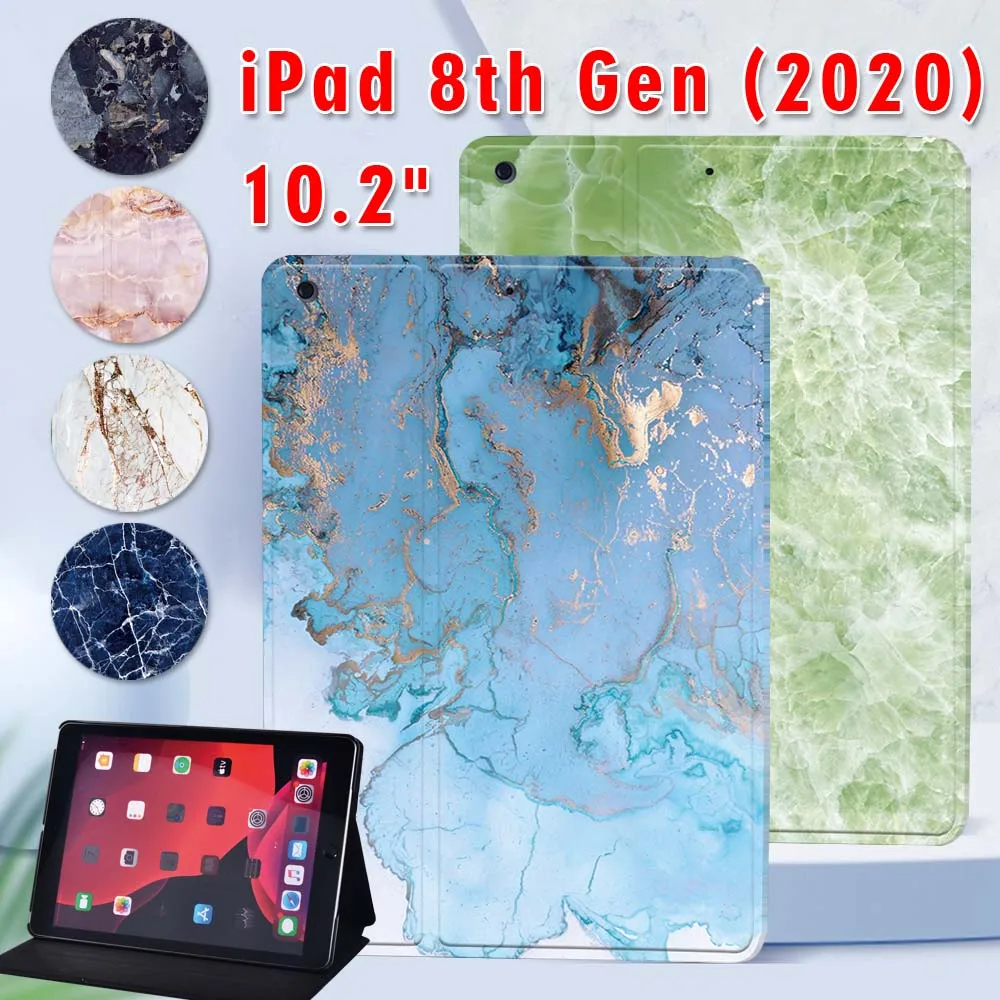 

PU Leather Stand Cover Case for Apple IPad 8 2020 8th Generation 10.2 Inch Tablet Heavy Protective Case