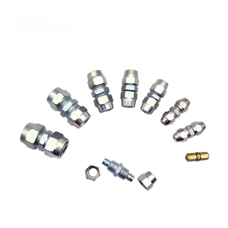 Quick screw straight through SMC lock nut with equal diameter and variable diameter 4 6 8 10 12 14 16 mm Pneumatic pipe joint PU image 2