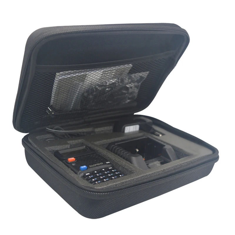 New Case Carring Handbag Storage Box For BAOFENG UV-5R UV-5RE UV-82 8D  TYT TH-F8 Walkie Talkie Launch Hunting Bag