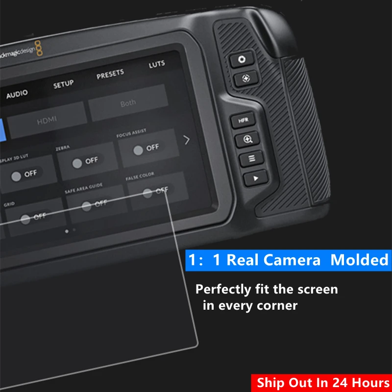 2 шт. закаленное стекло для камеры BMPCC 4K и 6K, защитное стекло для экрана Blackmagic Design Pocket Cinema Came 4K