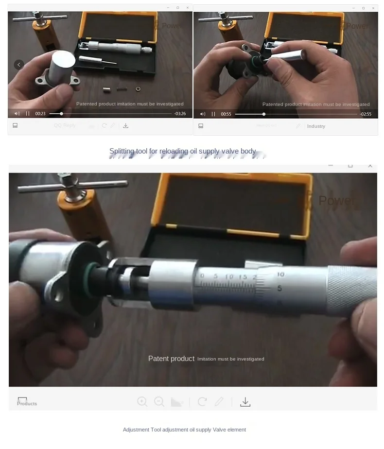 Werkzeug zum Ausziehen des Ventils der Dosiereinheit der Common-Rail-Pumpe, Reparaturwerkzeug, Ölversorgungskorrekturkern für 110 120 818 617 – Detail 9