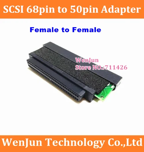 high quality new SCSI 68pin to IDE 50pin HDD Converter SCSI 68pin Female to 50pin Female hard drive adaper