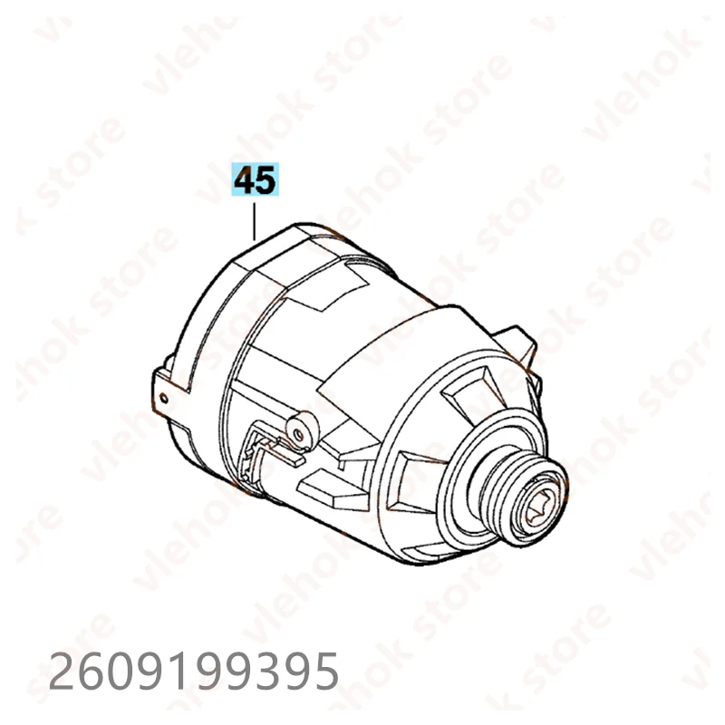 

GEARBOX GEAR BOX for BOSCH GDR14.4V-EC GDR18V-EC 2609199395 Impact Wrench Power Tool Accessories Electric tools part
