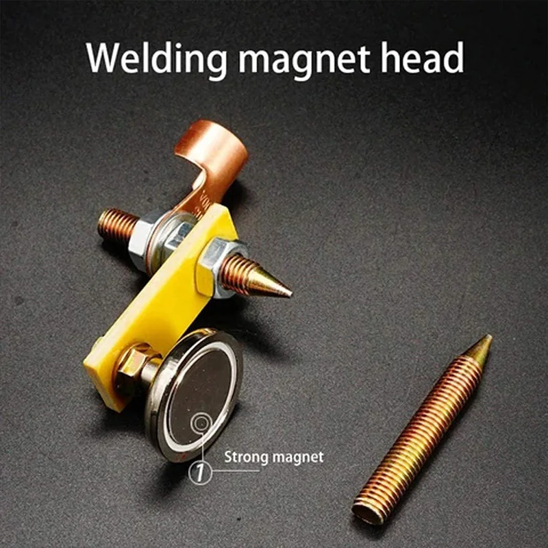 Welding Magnet Head Tail Welding Stability - Strong Magnetism Large Suction.Single Absorbable Weight 3KG (1 Pcs)