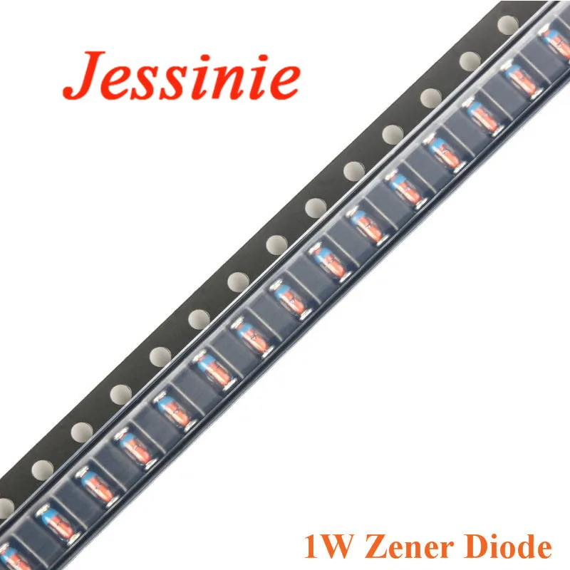 10pcs 1W SMD Zener Diode 3.3V 4.7V 5.1V 5.6V 7.5V 12V 13V 15V 18V 24V