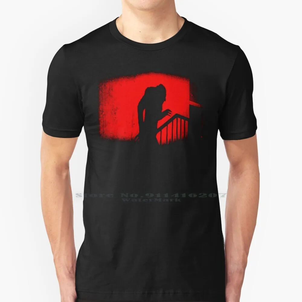 F W Murnau Nosferatu Film 100% Cotton T Shirt F W Murnau Max Shrek Nosferatu Horror Movie Count Orlok Dracula Bram Stoker