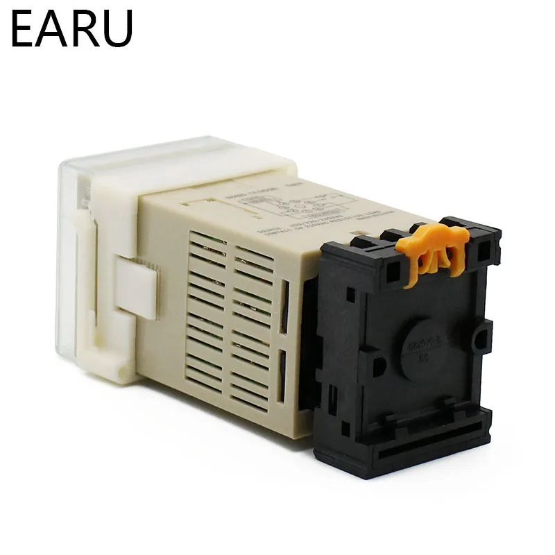 DH48S-1Z Digital LED Programmable Timer Time Relay Switch DH48S  0.01S-99H99M DIN RAIL AC110V 220V DC 12V 24V with Socket Base