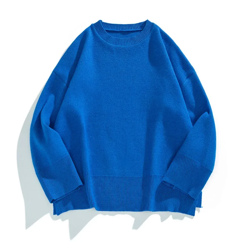 

Brand Fashion Men Sweaters Solid Color 5 Colors Man Casual O-neck Knitted Pullovers Spring Autumn Winter Clothing Size M-2XL