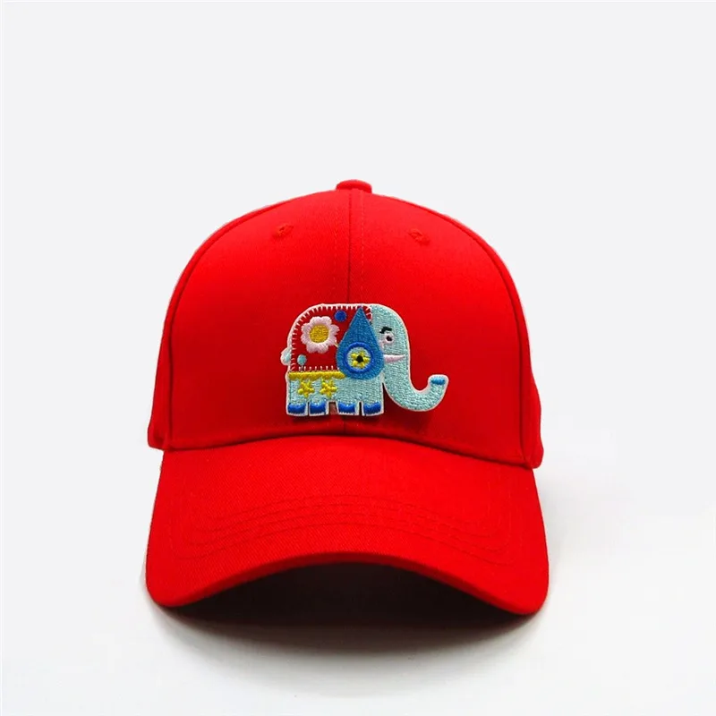 LDSLYJR  Cartoon Elephant embroidery cotton Baseball Cap hip-hop cap Adjustable Snapback Hats for men and women 391