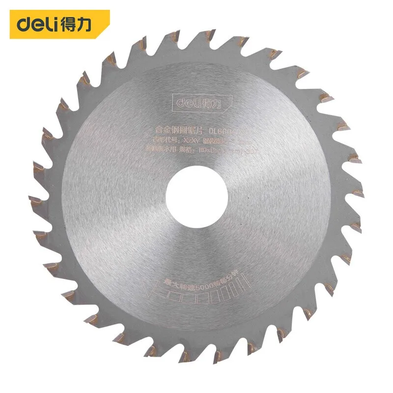 Deli alloy steel circular saw blade 14-inch woodworking cutting blade marble machine blade DL6614060 customization.