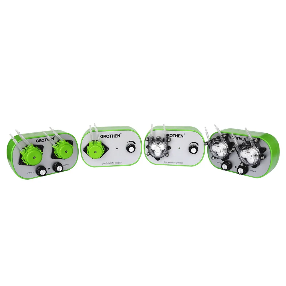 Bomba peristáltica inteligente pequeña, bomba dosificadora de flujo ajustable, fácil de usar, G628-2 de 8 ml/min a 240 ml/min