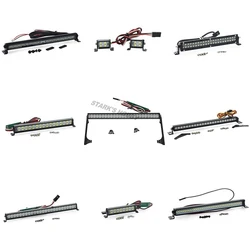 RC Car Roof Lamp Colorful LED Light Bar 52 102 147 152mm for 1/10 RC Crawler Car Axial SCX10  TRX4 SCX24 D90 Capra ZP1001