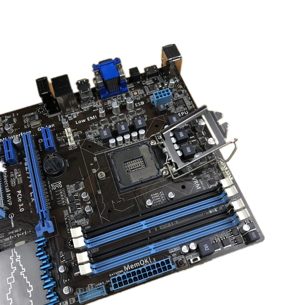 For P8Z77-V LX desktop motherboard LGA 1155 DDR3 i3 i5 22/32nm CPU USB3.0 32GB SATA3 VGA Z77 mainboard PC boards